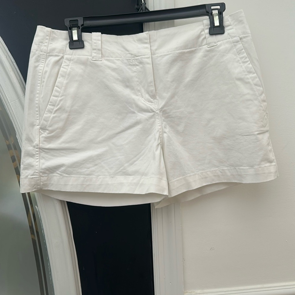 Vineyard Vines White Bermuda Shorts Tailored Cotton Blend